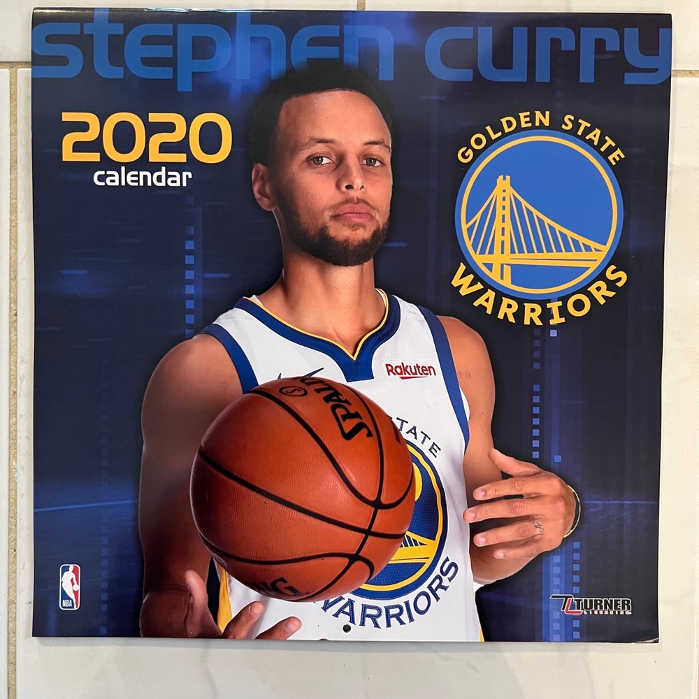 Turner Licensing NBA Stephen Curry 2020 wall calendar